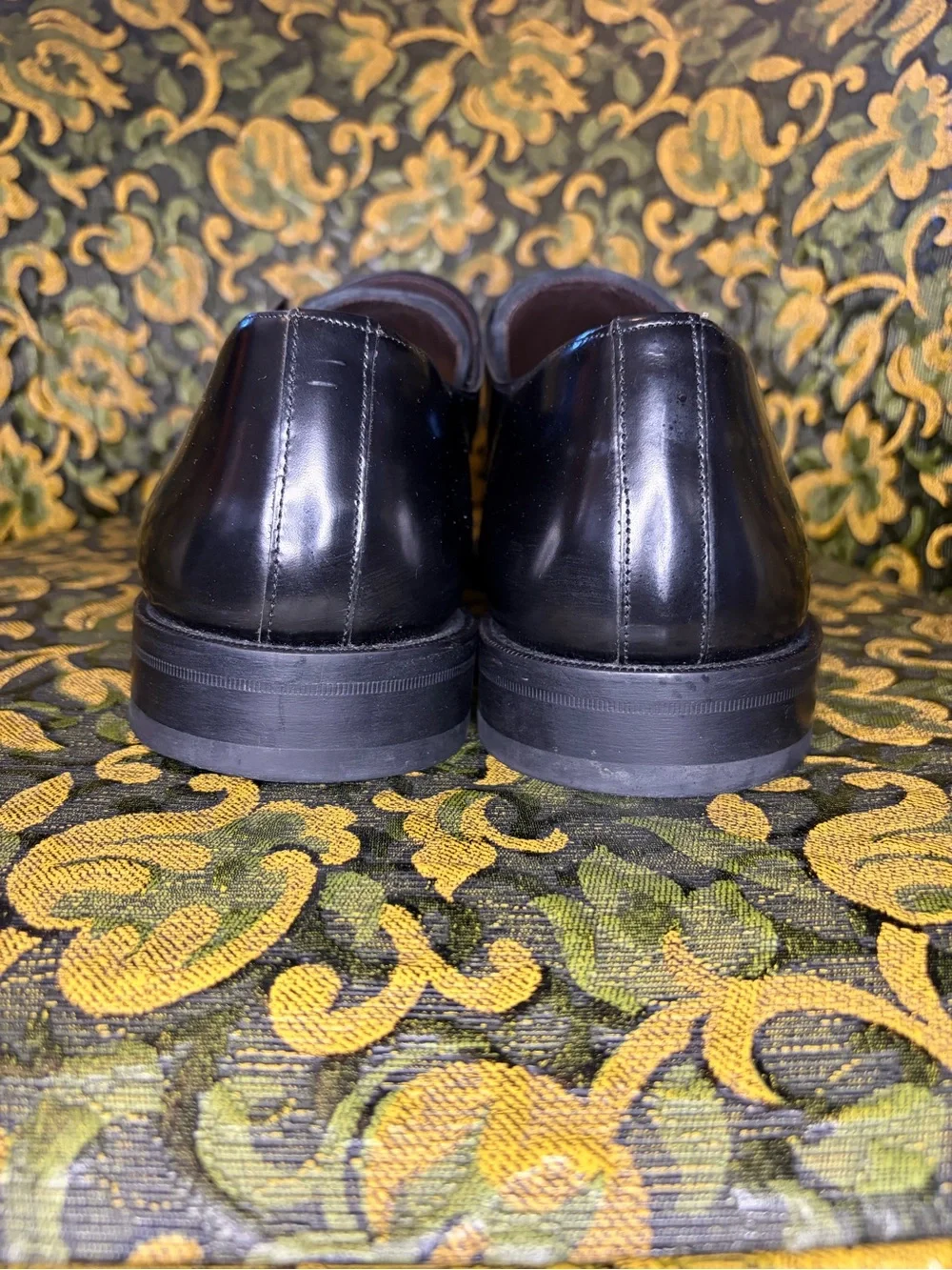 Men's Mezlan Black Leather Monk Strap Dress Shoes